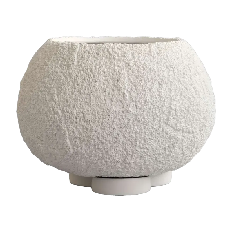 pot de fleur en fibre blanche 46x37cm - 101 Copenhagen