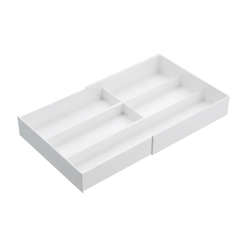Organisateur de tiroir extensible blanc Tower - Yamazaki - The Cool Republic