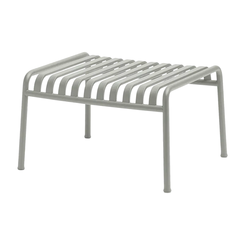 Ottoman de jardin en métal gris Palissade - HAY - The Cool Republic