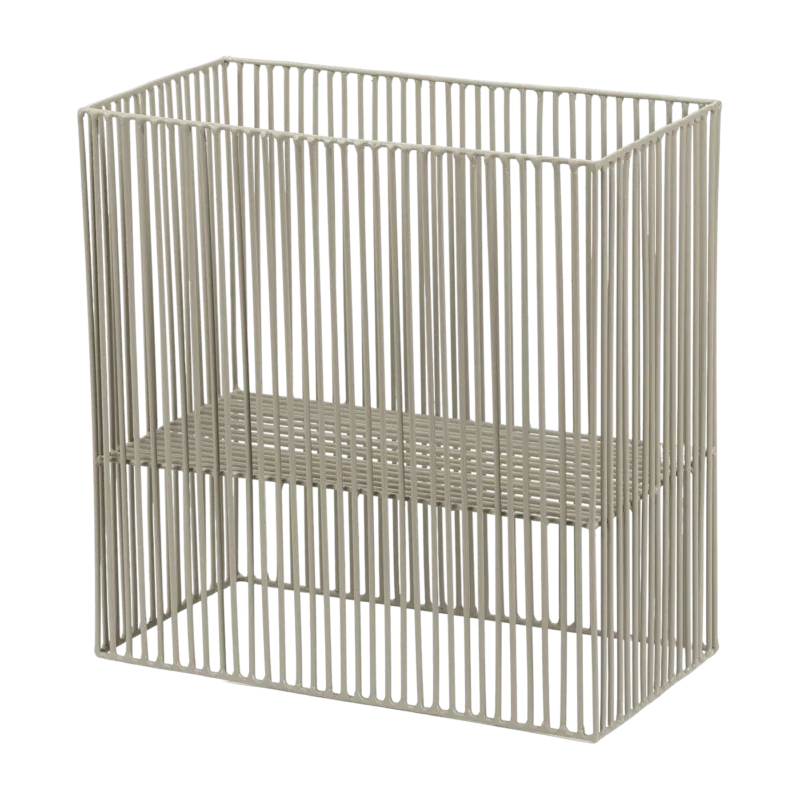 Panier carré en métal gris 30 x 15 cm - Serax - The Cool Republic