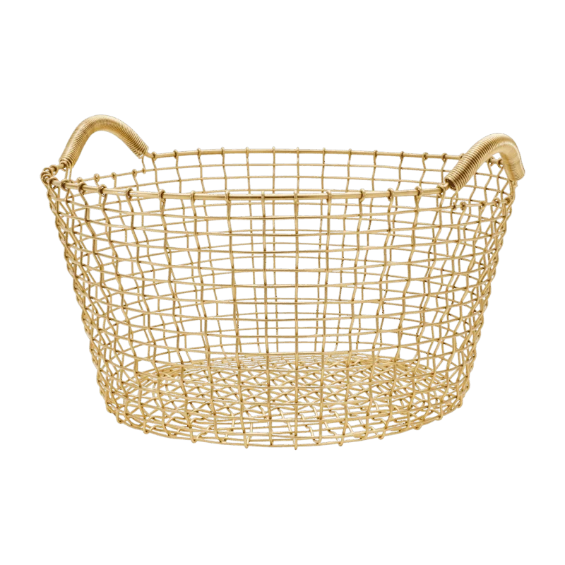 Panier en laiton 35 L Classic - KORBO - The Cool Republic