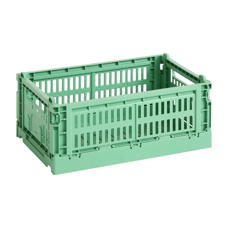 Panier en matière recyclée vert S Colour Crate - HAY - The Cool Republic