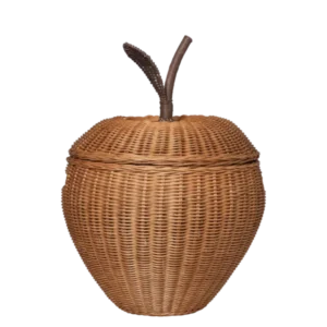 Panier en rotin tressé naturel 55 x 70 cm Apple - Ferm Living - The Cool Republic