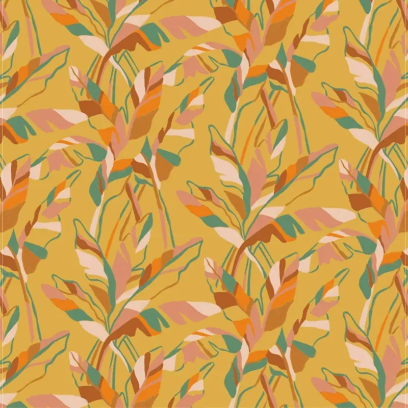 Papier peint jaune Banana Raccordable - Edito - The Cool Republic