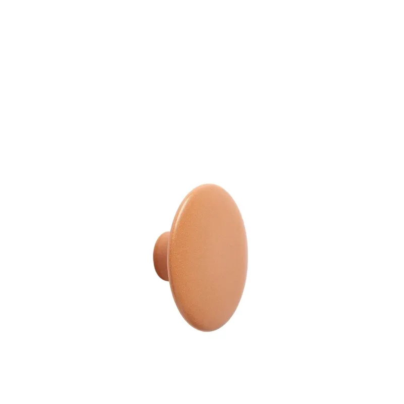 Patère ronde en céramique orange 13cm Dots - Muuto - The Cool Republic