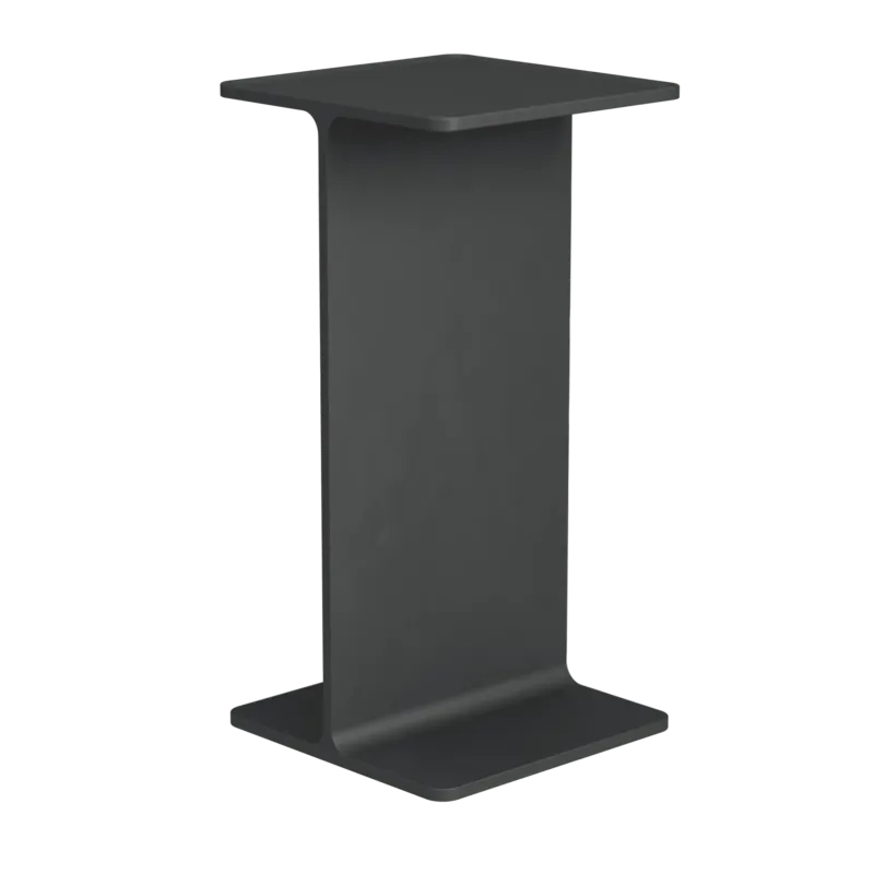 Pedestal en aluminium noir 15x30cm Museum - String furniture - The Cool Republic