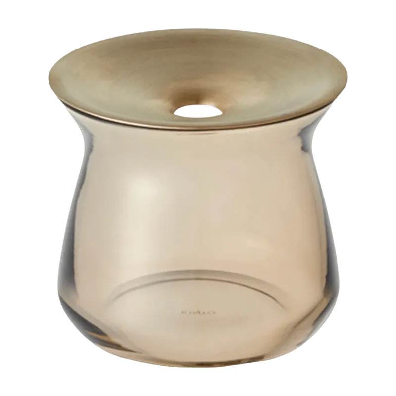 Petit vase en verre marron Luna - Kinto - The Cool Republic