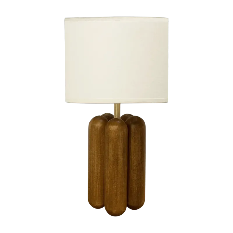 Petite lampe en bois et coton Charlotte - Cosin Paris - The Cool Republic