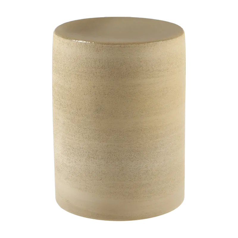 Petite table d'appoint beige en céramique - Serax - The Cool Republic