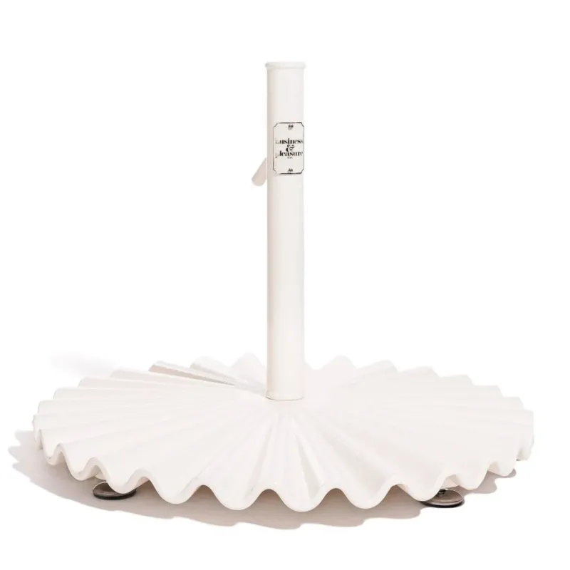 Pied de parasol antique blanc 55ibs - Business & Pleasure - The Cool Republic