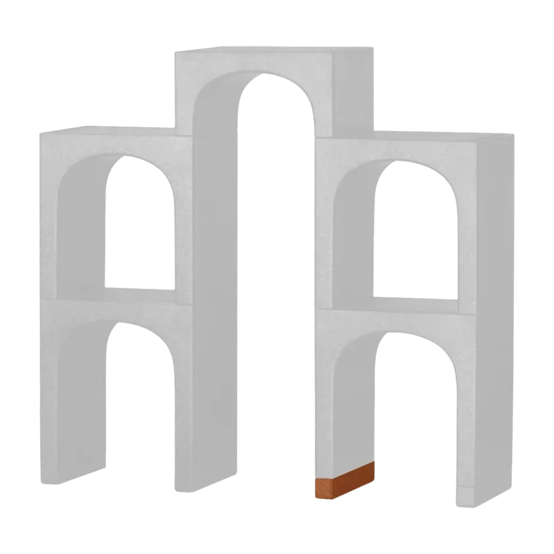 Pied pour modules terracotta Eur - Magis - The Cool Republic