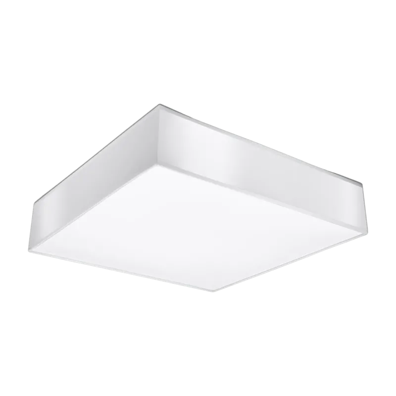 Plafonnier carré blanc 45 cm Horus - Sollux - The Cool Republic