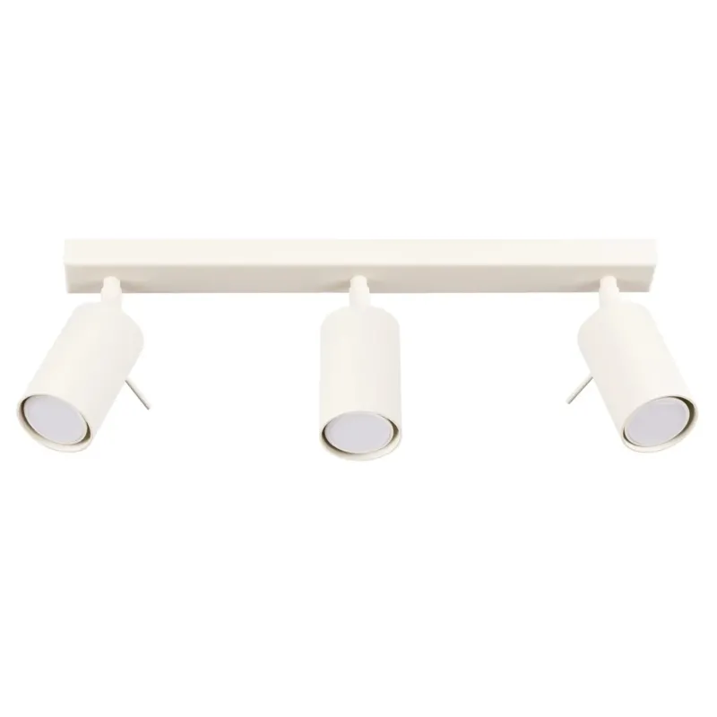 Plafonnier en acier beige45x6x17cm Ring 3L - Sollux - The Cool Republic