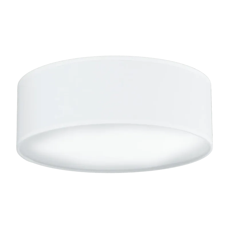 Plafonnier en tissu blanc 30x11cm Mika - Sotto Luce - The Cool Republic