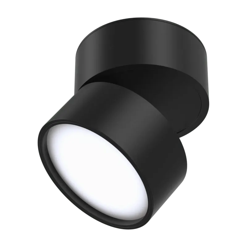 Plafonnier LED en métal noir 767 Lm Onda - Maytoni - The Cool Republic