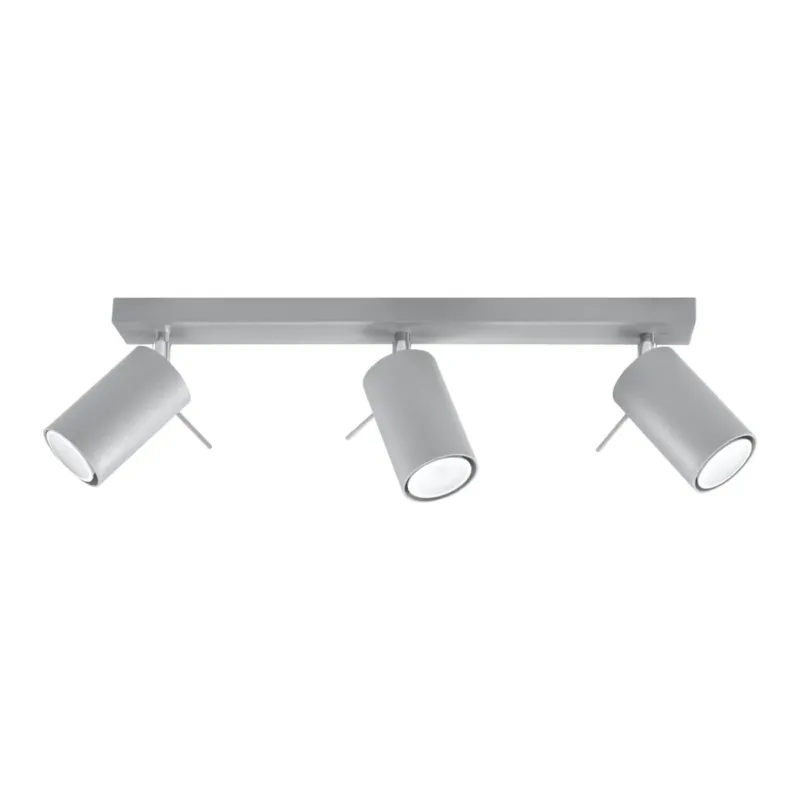 Plafonnieren acier gris 45x6x16cm Ring 3 - Sollux - The Cool Republic