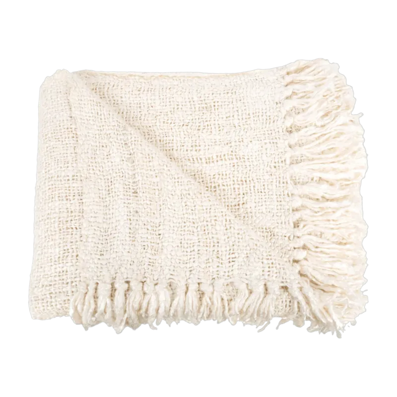Plaid crème S'il Vous Plaid - Bazar Bizar - The Cool Republic