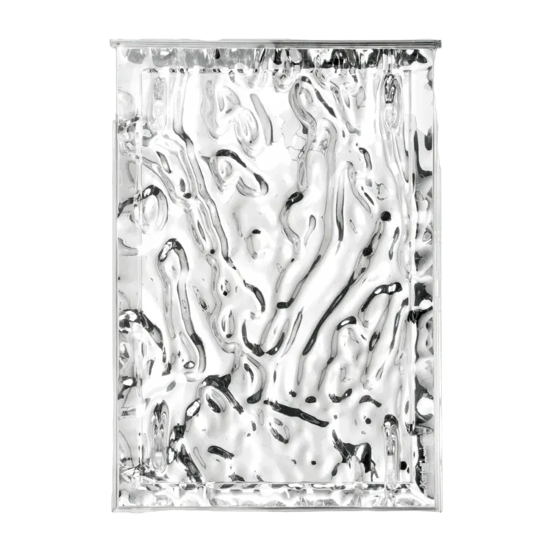 Plateau argenté 46x32 Dune - Kartell - The Cool Republic
