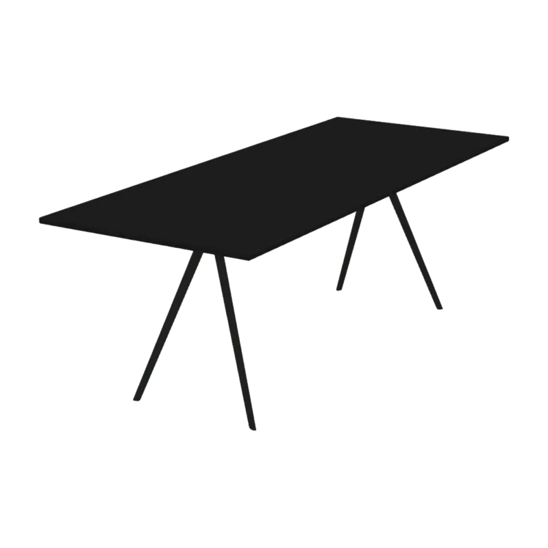 Plateau de table en bois noir 205x85 cm Baguette - Magis - The Cool Republic