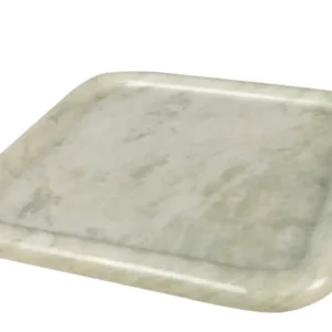 Plateau en marbre blanc carré 40x3cm Saville - Versmissen - The Cool Republic