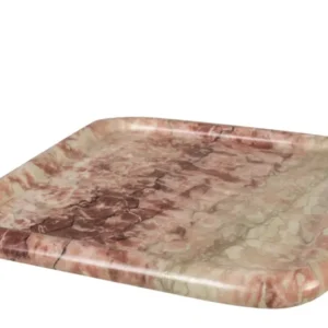 Plateau en marbre rose carré 40x3cm Saville - Versmissen - The Cool Republic