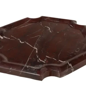 Plateau en marbre rosso levanto foncé 21x2cm Kiko - Versmissen - The Cool Republic