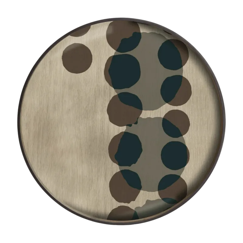 Plateau en verre Layered Dots - Ethnicraft Accessories - The Cool Republic