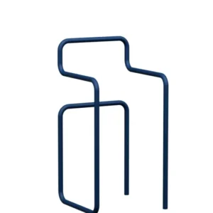 Portant à vêtements en acier bleu martini 89,5x42,5cm James - Metallbude - The Cool Republic