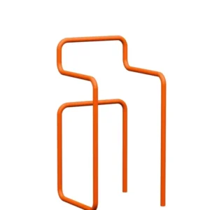 Portant à vêtements en acier orange sprizz 89,5x42,5cm James - Metallbude - The Cool Republic