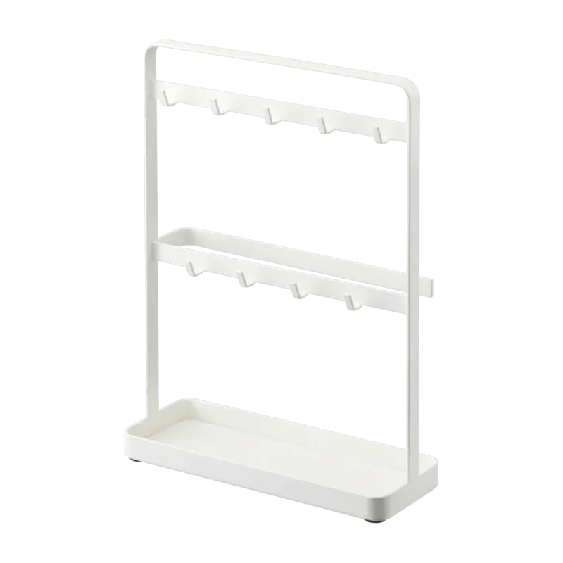 Porte-clés en acier blanc Smart - Yamazaki - The Cool Republic