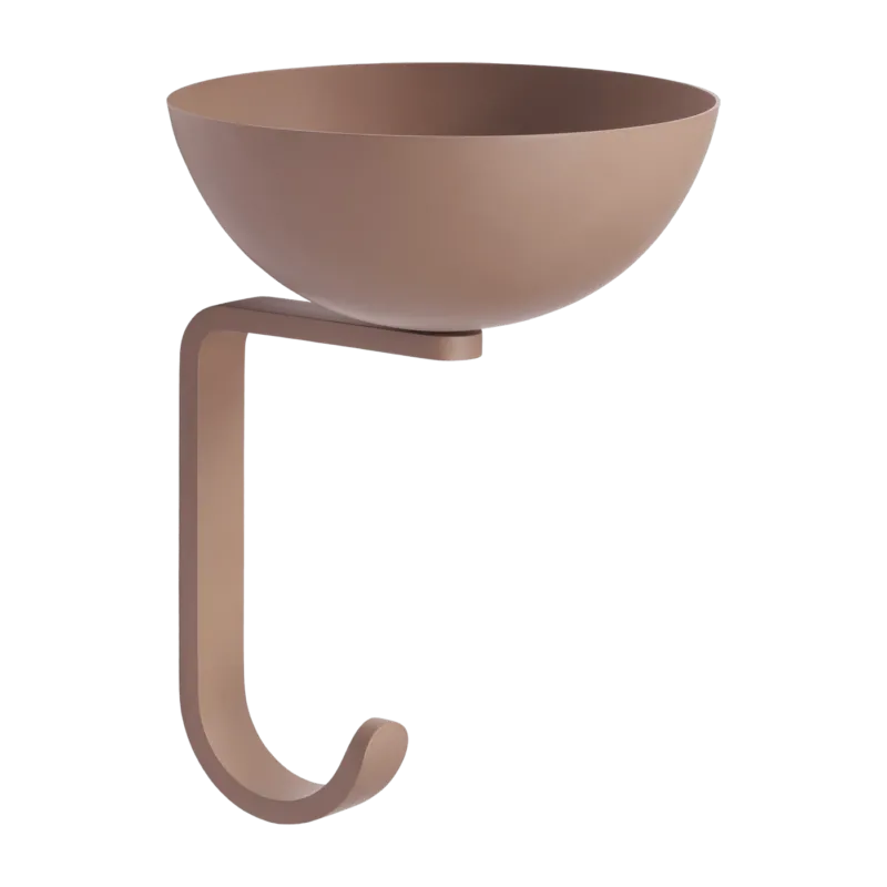Porte-manteaux en aluminium rose Nest - Northern - The Cool Republic