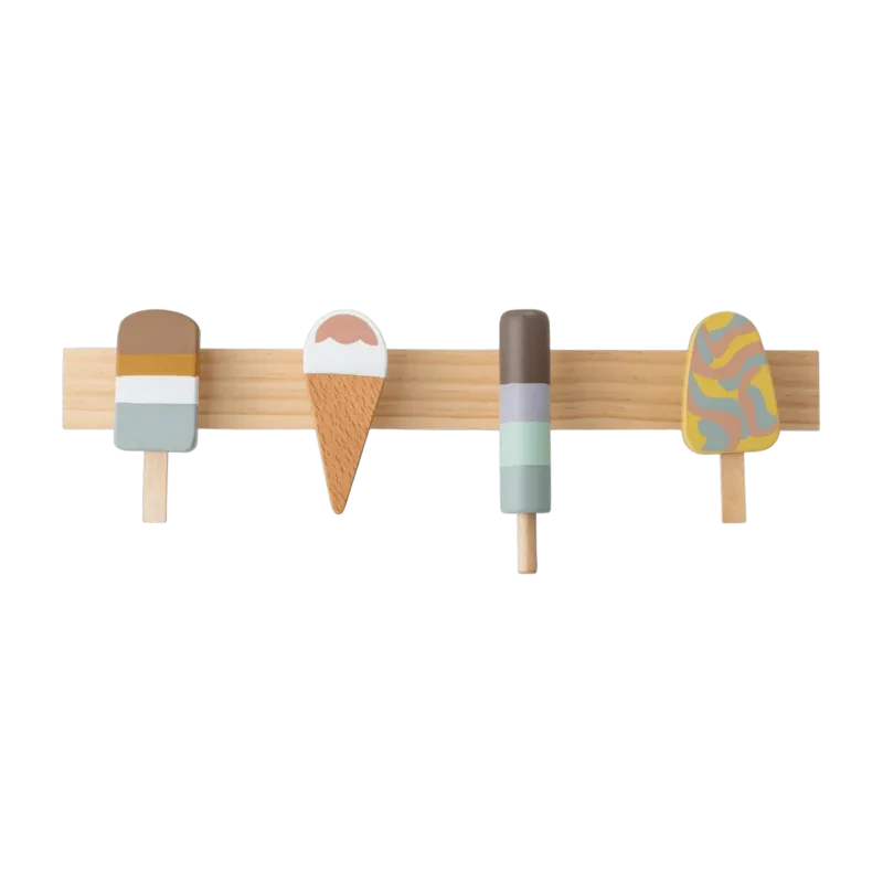 Porte-manteaux glaces en bois Zyon - Bloomingville mini - The Cool Republic