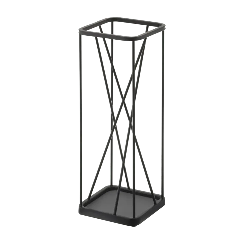 Porte-parapluie en acier noir Nine - Yamazaki - The Cool Republic