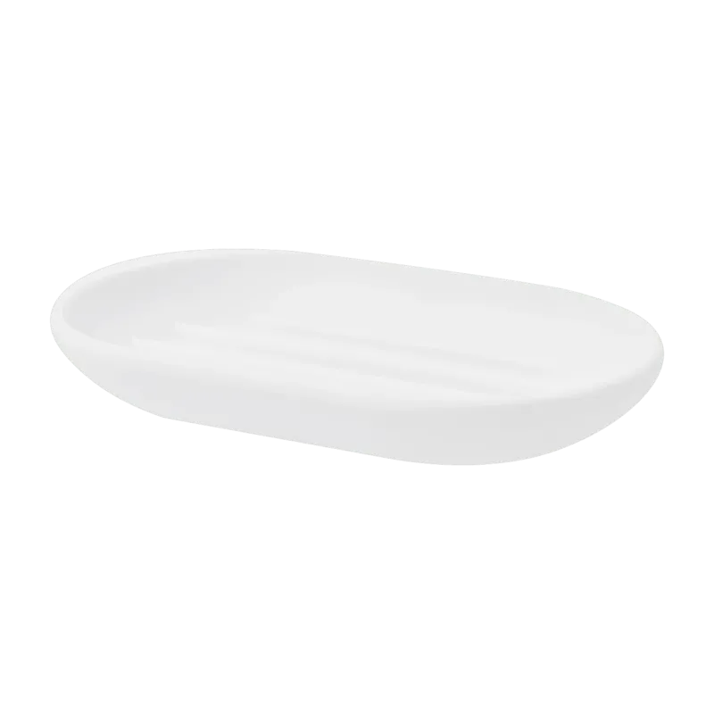 Porte-savon en plastique moulé blanc Touch - Umbra - The Cool Republic