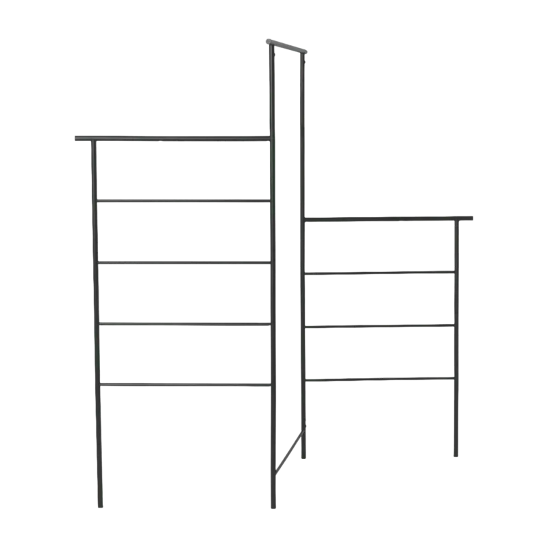 Porte-vêtements en métal noir 60 x 132,5 x 5,5 cm Dora - Ferm Living - The Cool Republic