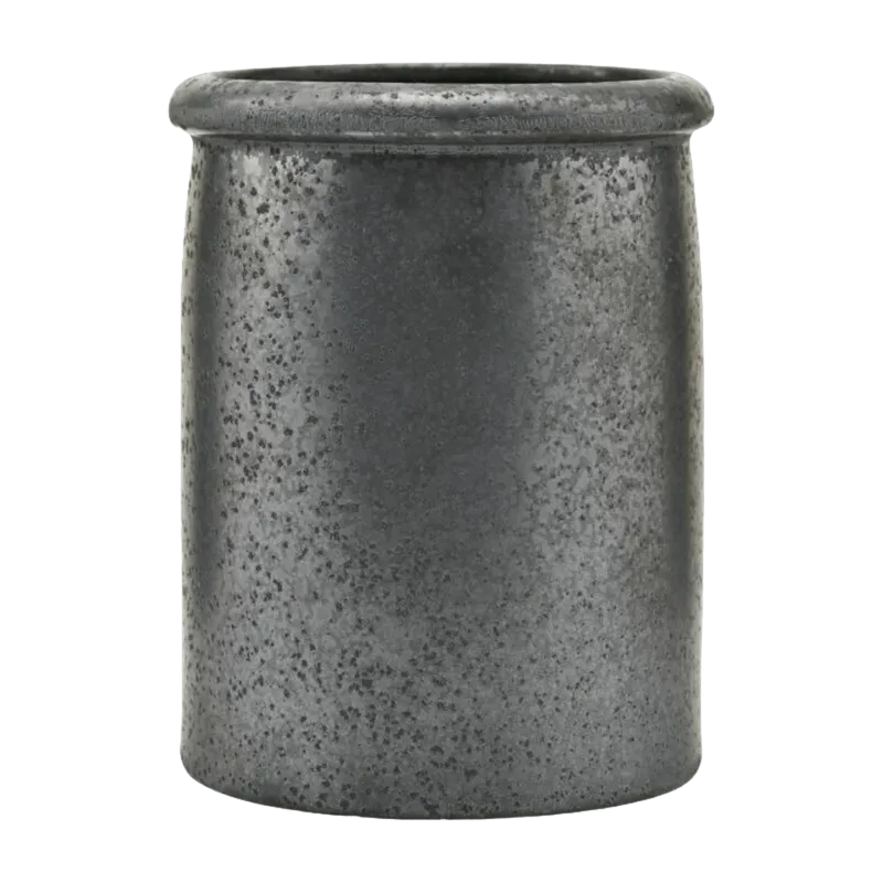 Pot en porcelaine noir et marron Pion - House Doctor - The Cool Republic