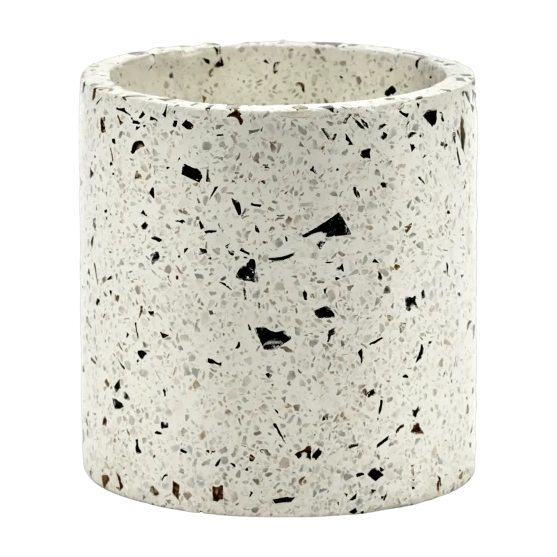 Pot en terrazzo blanc 18cm - Serax - The Cool Republic