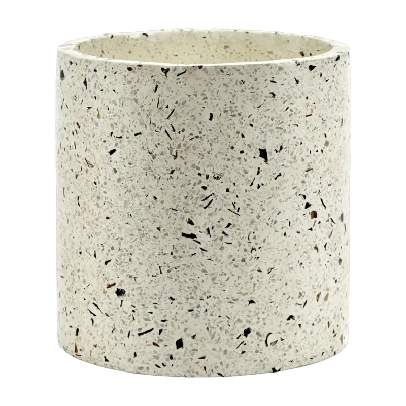 Pot en terrazzo blanc 25cm - Serax - The Cool Republic