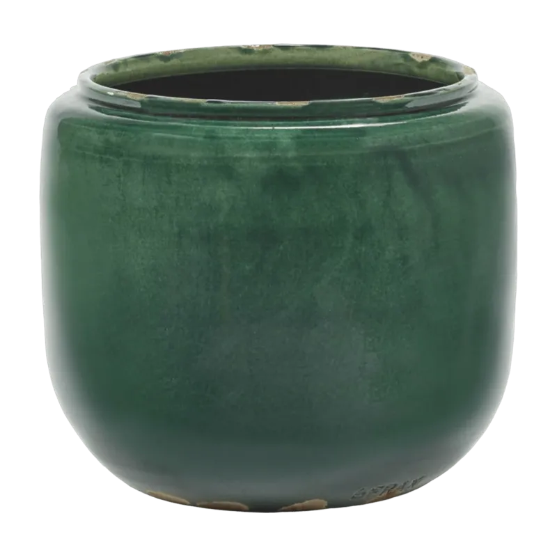 Pot en terre cuite vert S Costa - Serax - The Cool Republic