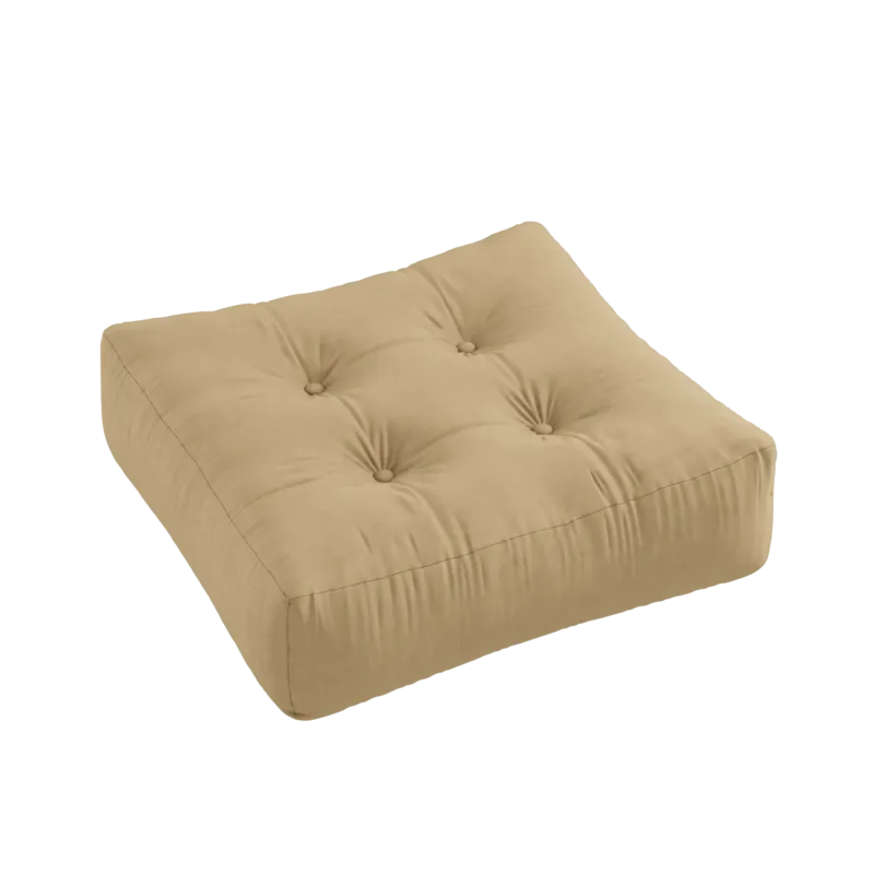 Pouf beige blé 70x22cm More - Karup Design - The Cool Republic