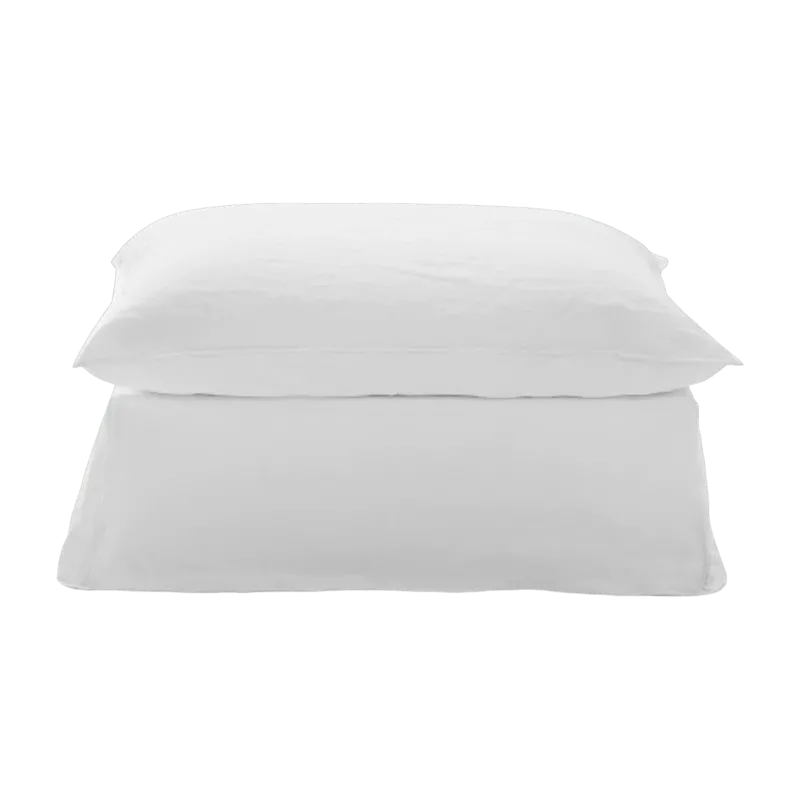 Pouf blanc 85cm Ghost 06 P - Gervasoni - The Cool Republic
