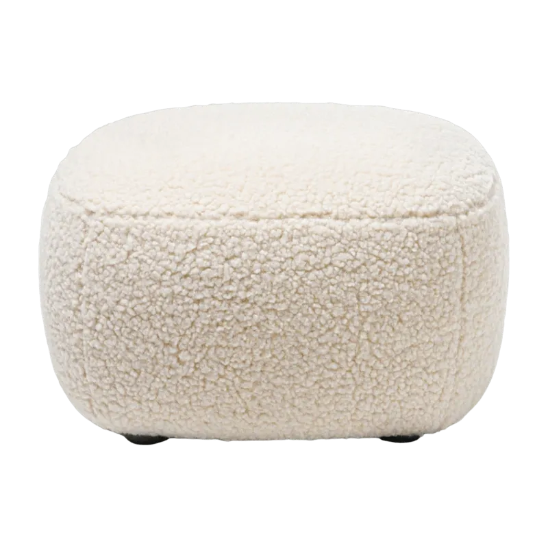 Pouf blanc Bear Loll 08 - Gervasoni - The Cool Republic