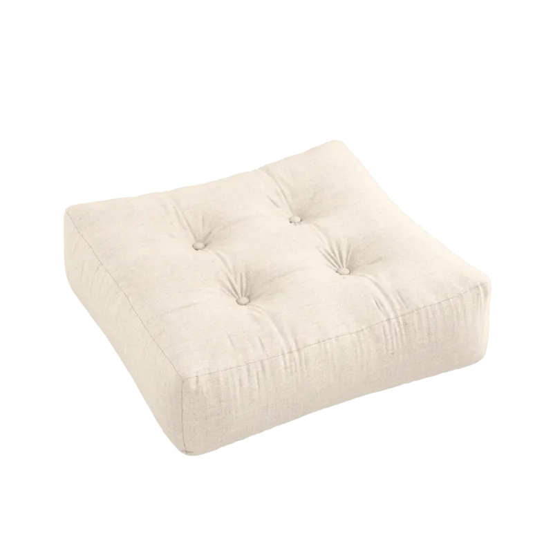Pouf en coton et lin 70x22cm More - Karup Design - The Cool Republic