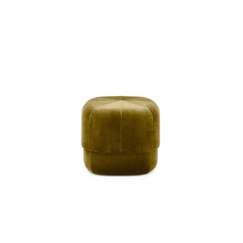 Pouf en velour moss 46cm S Circus - Normann Copenhagen - The Cool Republic