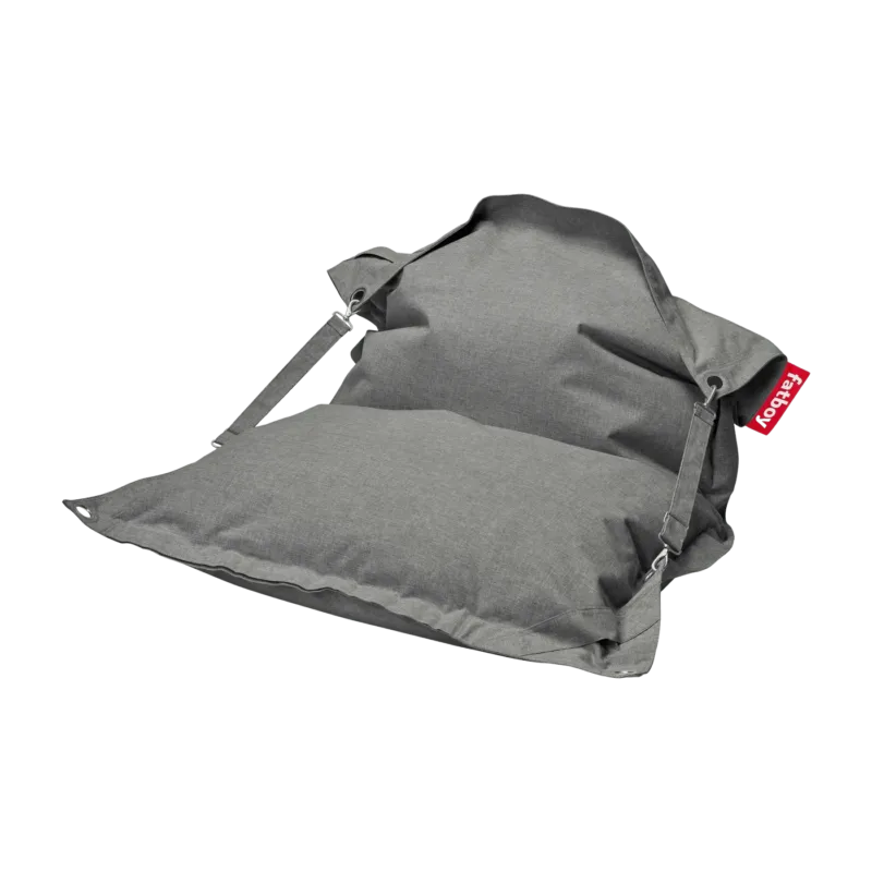 Pouf extérieur gris roche en tissu Buggle-Up - Fatboy - The Cool Republic