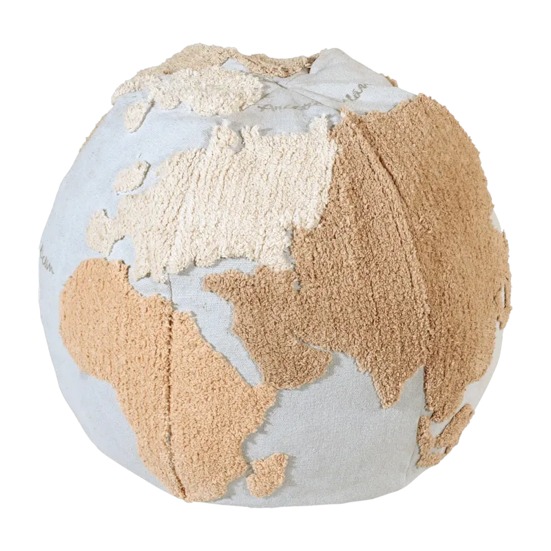 Pouf map monde enfant - Lorena Canals - The Cool Republic