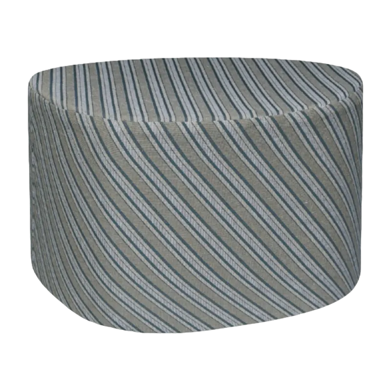 Pouf rayures en diagonal Salon - Mette Ditmer - The Cool Republic