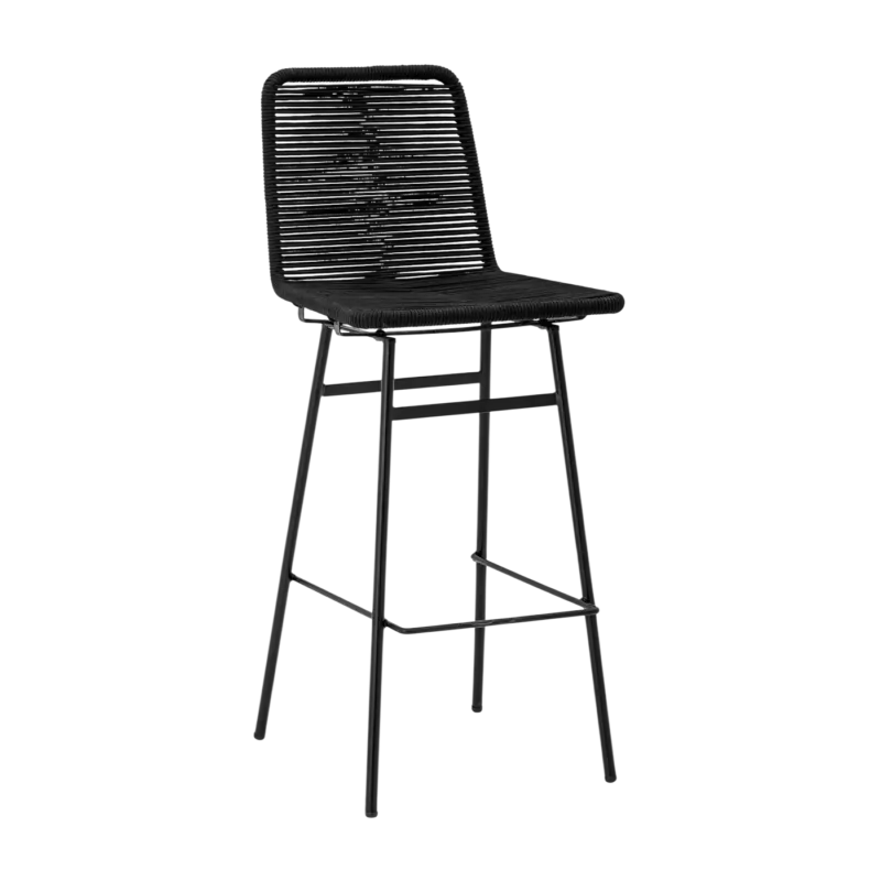 Tabouret de bar noir Mundo - Bloomingville