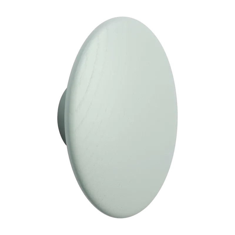 Patère ronde en chêne vert sauge 17 cm The Dots - Muuto