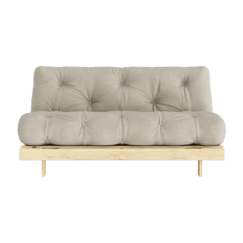 Canapé-lit linen en pin massif Roots 160 - Karup Design